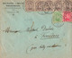 LETTRE. BELGIQUE. 3 IV 1917. POPERINGHE TERRITOIRE NON ENVAHI. DELBAERE-LAHAYE HOPHANDEL-MERCERIEN. POUR LA FRANCE - Not Occupied Zone