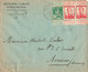 LETTRE. BELGIQUE. 5 VII 1915. POPERINGHE TERRITOIRE NON ENVAHI. DELBAERE-LAHAYE HOUBLONS-MERCERIES. POUR LA FRANCE - Not Occupied Zone