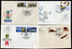 DDR (EAST GERMANY)  Ten Different Postal Stationery Envelopes Cancelled. - Enveloppes - Oblitérées