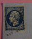 BP3 FRANCE BELLE LETTRE 1856 TROYES A RICEYS  +NAP. N°14 BLEU NUIT +AFFR.INTERESSANT++ - 1853-1860 Napoleon III