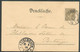 2 Cent. Brun Obl. Dc DOMMELDANGE Sur Carte Imprimée Du 20-5 1899 Vers Birtrange Via EttelbrucK.  - 20833 - 1895 Adolphe Rechterzijde