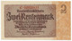 GERMANY, DEUTSCHLAND -2 Rentenmark 30. 1. 1937. P174 Ro167b, UNC (D190) - 2 Rentenmark