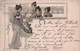 Illustrateur  - Femmes Avec Une Harpe - Colorisée Et Voyagée En 1899 A Chenée - Carte Postale Ancienne - - Before 1900