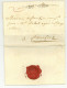 ARM.DU.B.RHIN Neuss 1758 Guerre De Sept Ans Pour Frankfurt Regiment Du Roi Messimieux - Army Postmarks (before 1900)