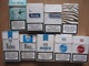 Lot Of 9 Empty Cigarette Packs / Boxes From The Belarus:  Winston, Minsk, Fest, NZ - Empty Cigarettes Boxes