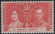 Hong Kong 1937 MNH Sc 152 15c KGVI Coronation Variety - Unused Stamps