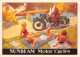 Lot De 8 Cartes Publicitaires De MOTOS (Tirage Moderne) - Triumph, BMW, Motobécane, Raleigh.......... - Motorbikes