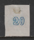 Grèce - Greece - 20 Lepta Bleu Oblitération Losange à Points 1 ATHENES - Hermès, Mercure, Mercury - Used Stamps
