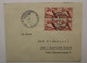 1936 Cham Bayerische Ostmark Germany Dt Reich Olympische Spiele Bloc Cover SST Bloc - Brieven En Documenten