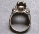 Delcampe - Jolie BAGUE Tête Fauve Argenté -Taille 9 - Diamètre Intérieur(pour Le Doigt): Environ 19 Mm -"neuf De Stock"- Vers 2000 - Bagues