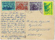 PAYS-BAS / THE NETHERLANDS - 1959 Mi.730, 731, 732 & 733 On Card From ROTTERDAM To EIDSVAG, MESSET, Norway - Lettres & Documents