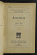 Acoustique - A. Foch - Ed. Armand Colin - 1934 - Matemáticas Y Física