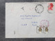 1985 Lettre Taxé 4 Frs Oblitération Rouge - 1960-.... Afgestempeld