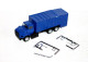 HERPA - CAMION BENNE POUBELLE EBOUEUR 1/87e POIDS LOURD TRACTEUR FORD + REMORQUE - AUTOMOBILE MINIATURE (1712.96) - Scala 1:87