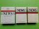 Lot 3 Anciens PAQUETS De CIGARETTES Vide - NEWS - Vers 1980 - Zigarettenetuis (leer)