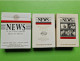 Lot 3 Anciens PAQUETS De CIGARETTES Vide - NEWS - Vers 1980 - Empty Cigarettes Boxes