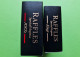 Delcampe - Lot 2 Anciens PAQUETS De CIGARETTES Vide - RAFFLES - Vers 1980 - Empty Cigarettes Boxes