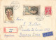 LETTRE. COVER. CZECHOSLOVAKIA. PAR AVION.. VOLYNE TO ARGENTINA - Storia Postale