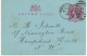 GB 1896 QV 1d Very Fine Used Letter Card With Barred Duplex-cancel "POPLAR-E / 11 B / 2" NEW EARLIEST USE - Cartas & Documentos