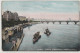 LONDON - VICTORIA EMBANKMENT & WATERLOO BRIDGE - River Thames