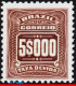Ref. BR-J40 BRAZIL 1906 - POSTAGE DUE STAMPS,TAX DUE, 5000 REIS, NUMERALS, MNH, . 1V Sc# J40 - Neufs