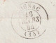 Delcampe - 1844 - Lettre Pliée En PORT PAYE PP Avec Corresp De AMIENS Vers COGNAC Via PARIS - Cad D'arrivée - 1801-1848: Voorlopers XIX