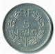 FRANCE / 5 FRANCS / LAVRILLIER / 1945 / ETAT TTB + / ALU - 5 Francs