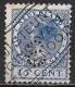 Perfin S (Haagse Kioskonderneming Segboer Te 's-Gravenhage) In 1924-1926 Kon Wilhelmina Veth 15 Ct Blauw Z WM NVPH 155 - Perforés