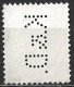 Perfin K&D. (Kruthoffer & Doll Te Rotterdam) In 1924-1926 Kon Wilhelmina Veth 30 Ct Violet Z WM NVPH 158 - Perforés