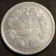 FRANCE - 5 FRANCS 1950 - Lavrillier - Aluminium - Gad 766 - KM 888b - 5 Francs