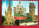 CP Royaume Uni Pays De Galles Cardiff Multivue City Hall Cathédrale Château - Glamorgan - Glamorgan