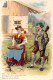 SUISSE - Illustration - Musicienne Et Son Ami Chasseur - Carte Postale Ancienne - Otros & Sin Clasificación