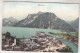 C6787) EBENSEE - Blick über Gebäude Und Zufluss Zum See Mit Kirche Links Im Bild ALT 1907 - Ebensee