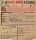 FRANCE / COLIS POSTAUX - 1943 - Yv.208 3fr Brun Sur Bulletin D'Expédition De Colis Postal De Romilly-s/Seine à Bordeaux - Brieven & Documenten