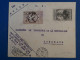 BQ 6 AEF   BELLE LETTRE 1945 PORT GENTIL A BORDEAUX FRANCE +AFF. PLAISANT+ - Covers & Documents