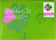 Poland 2009 / Valentines Day, Celebration, Love, Four-leaf Clover, Happiness / MNH Stamp + FDC / Souvenir Folder - Brieven En Documenten