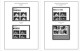 Delcampe - US 2011-2015 PLATE BLOCKS STAMP ALBUM PAGES (56 B&w Illustrated Pages) - Engels