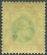 Great Britain-ENGLAND,Hong Kong,1907 King Edward Vll,12C Violet/green, Yellow Paper,Mint - Gum - Ungebraucht