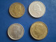 Lot Pièces De Monaco Rainier III: 2 Francs 1981, 20frs 1950, 50frs1950, 100frs 1956 - Non Classificati