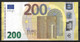 ITALIE - ITALIA - 200 € - SD - S005 C2 - UNC - Draghi - 200 Euro