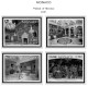 MONACO 1855-2010 + 2011-2020 STAMP ALBUM PAGES (409 B&w Illustrated Pages) - English