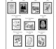 Delcampe - MONACO 1855-2010 + 2011-2020 STAMP ALBUM PAGES (409 B&w Illustrated Pages) - Anglais