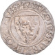 Monnaie, France, Charles VI, Blanc Guénar, 1380-1422, TTB, Argent - 1380-1422 Karl VI. Der Vielgeliebte