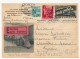 SUISSE - 2 Entiers Postaux (CP) Centenaire Des Chemins De Fer - OMEC Genève 1947 Et EXPRES Affr Compl. Bern 1948 - Entiers Postaux