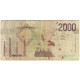 Billet, Italie, 2000 Lire, D.1990, KM:115, B - 2.000 Lire