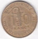 États De L'Afrique De L'Ouest 10 Francs 1967 , En Bronze Nickel Aluminium, KM# 1a - Autres – Afrique