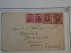 BQ12 NEW ZEALAND  BELLE LETTRE   1953 A NORFORLK ENGLAND+2 PAIRES  +AFFRANCH.INTERESSANT + - Lettres & Documents