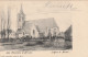 2 Oude Postkaarten  Mortsel  Oude God  Molengehucht  1903  Kerk 1903 - Mortsel