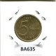 5 FRANCS 1998 BÉLGICA BELGIUM Moneda DUTCH Text #BA635.E - 5 Frank