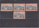 VUE AéRIENNE DE LA CITé DU VATICAN NEUF ** 6 L SUR 3 L 50 N° 7 YVERT ET TELLIER X 4 TIMBRES 1946 - Priority Mail